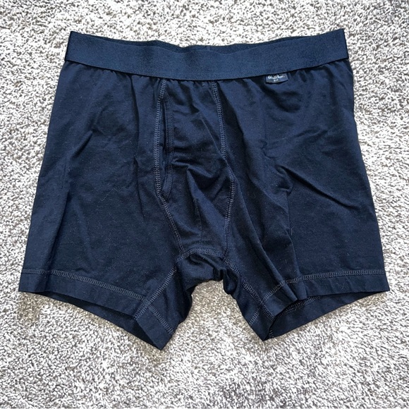 Black Tagless Spandex/Cotton Blend Boxer Briefs - Picture 3 of 6